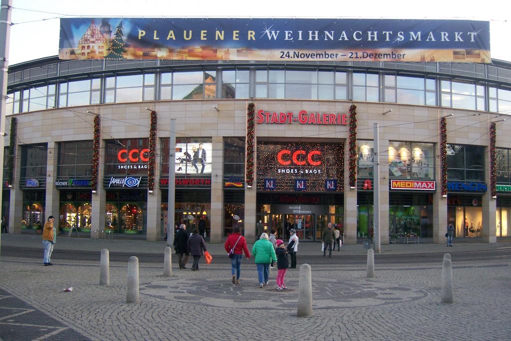 Ferienwohnung Haus am Schloßberg Plauen Exterior foto